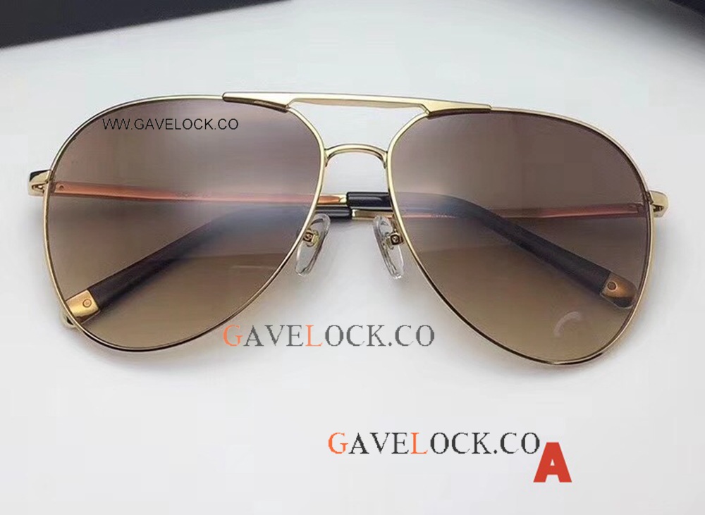 Copy Mont Blanc Sunglasses 2018 - Gold Sunglasses